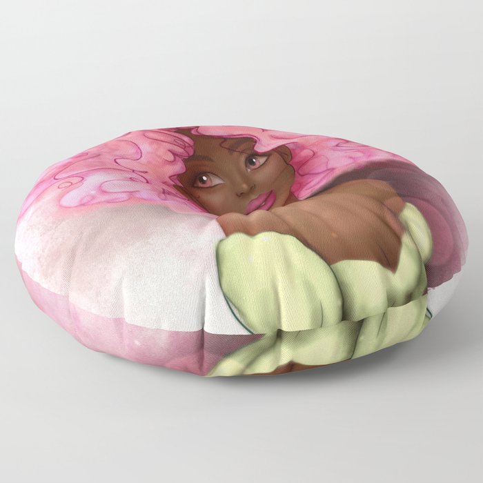 ROSE AFRO LADY Floor Pillow