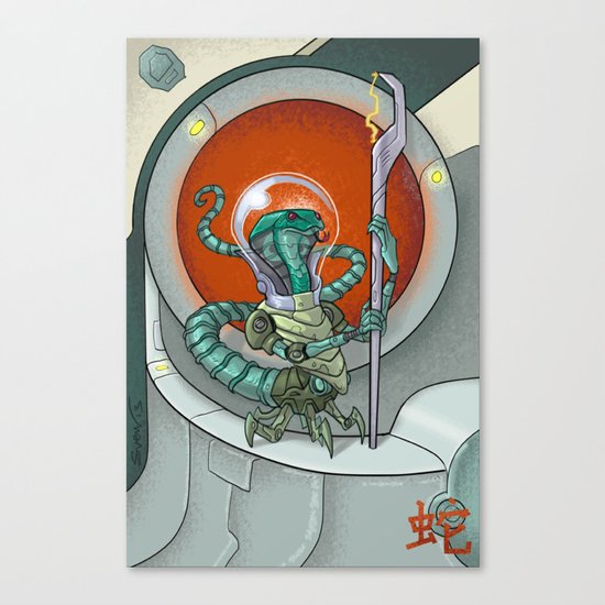 Astro Zodiac Force 06: Snake Canvas Print