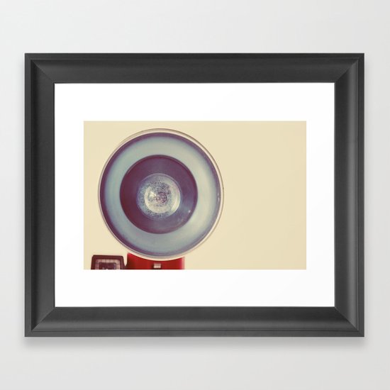 Blue Flash Framed Art Print