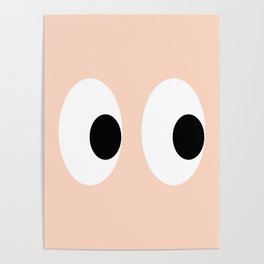 Abstraction_EYES_ON_YOU_CUTE_ADORABLE_KAWAII_POP_ART_0812A Poster