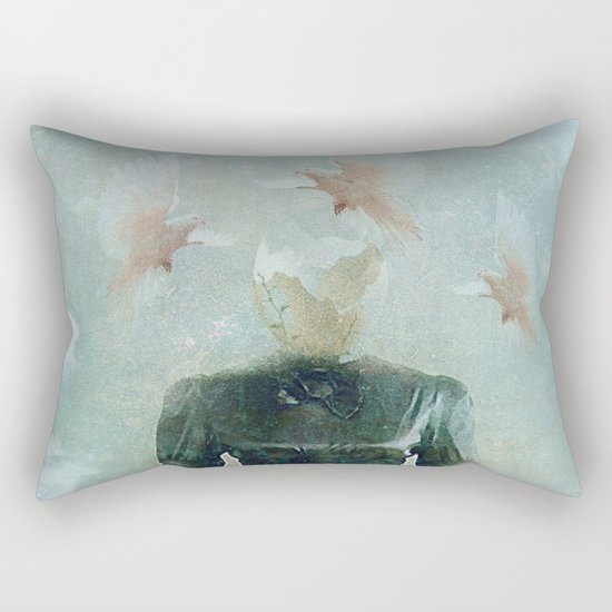 Surrealist nest Rectangular Pillow