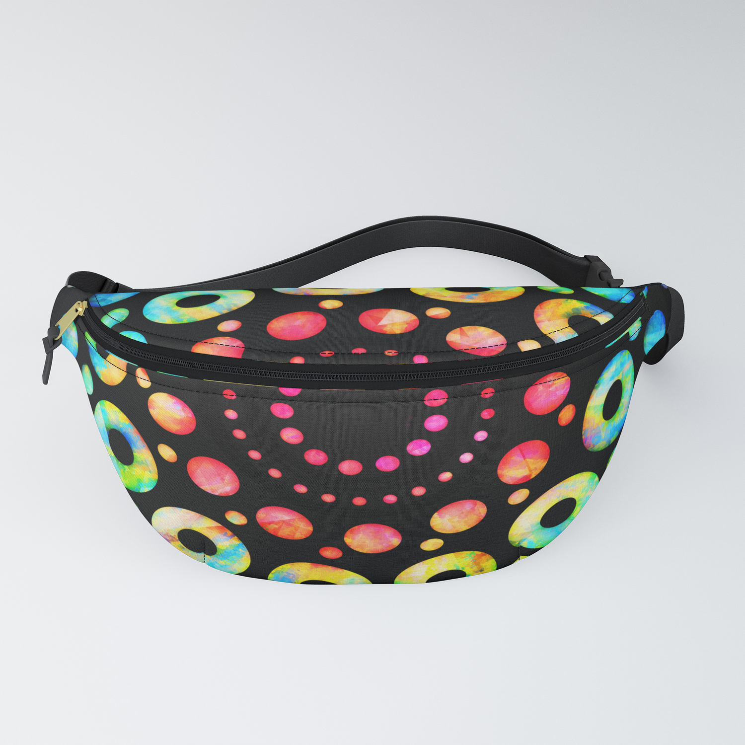 multi color fanny pack