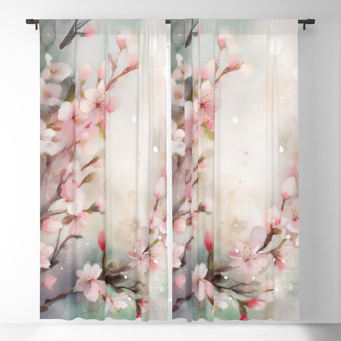 Dreamy Cherry Blossom 3 Blackout Curtain