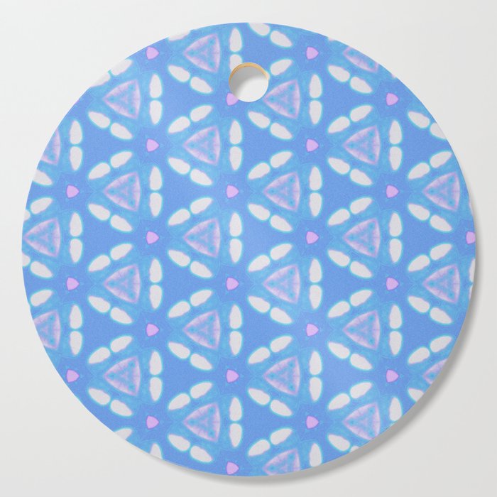 Blue triangles Cutting Board