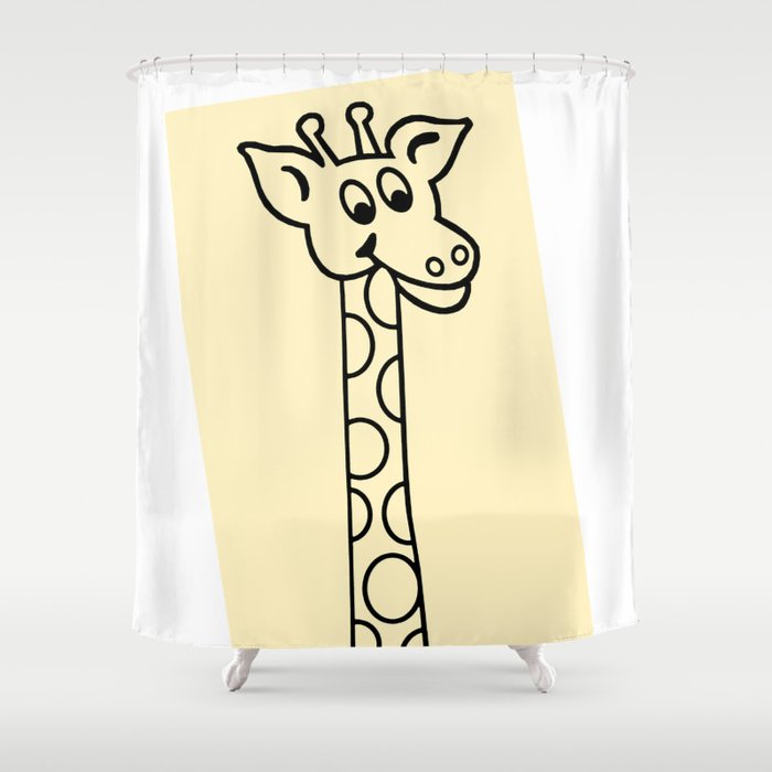 The Longest Giraffe Print Shower Curtain By Artbycorey Society6