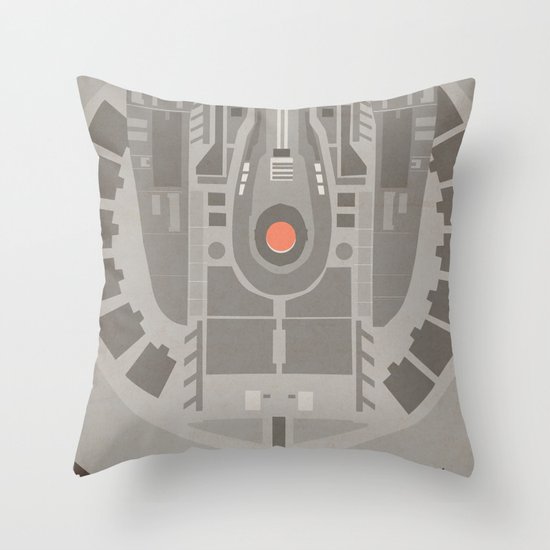 Star Trek NX - 01 Refit Throw Pillow