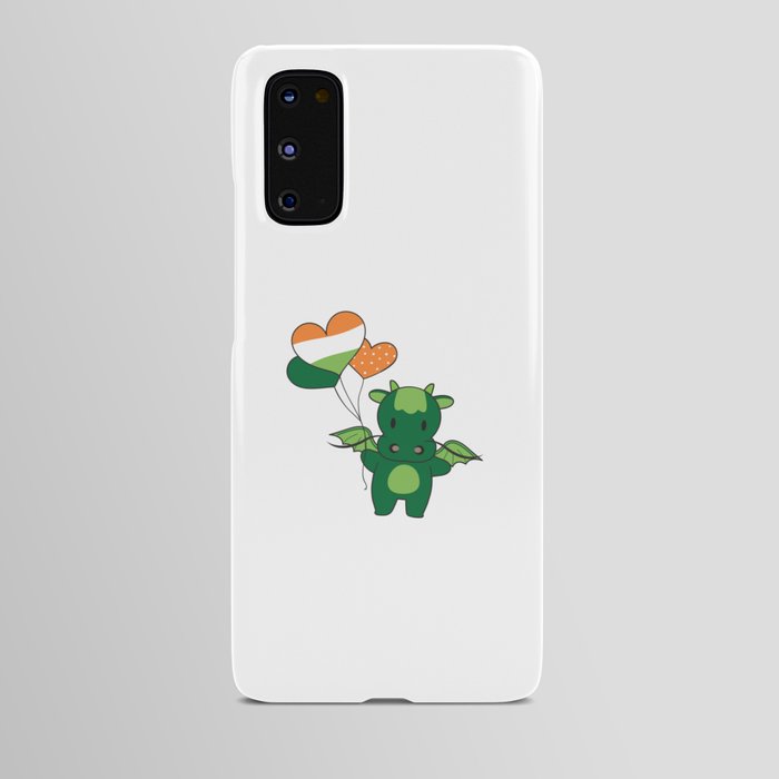 Dragon With Ireland Balloons Cute Animals Android Case