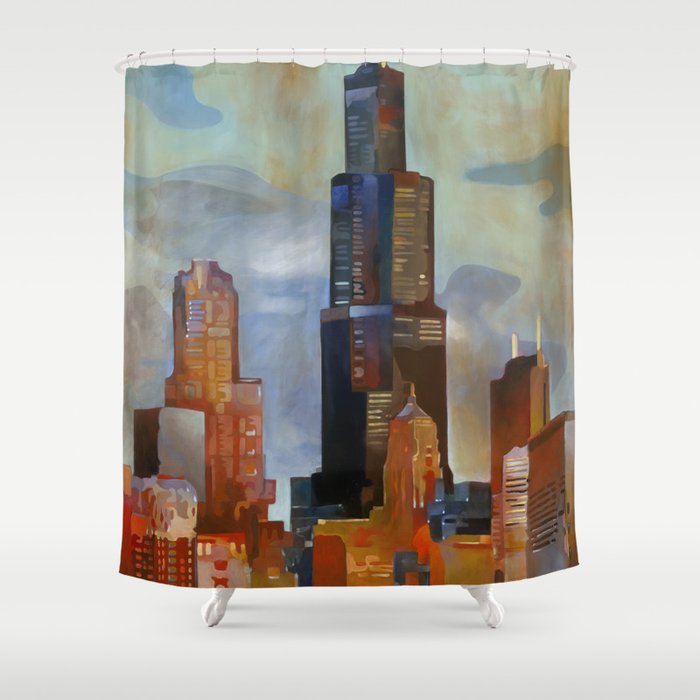 Sears Tower Shower Curtain By Samantha, Shower Curtains At Sears