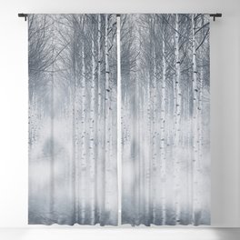 Aspen trees forest Blackout Curtain