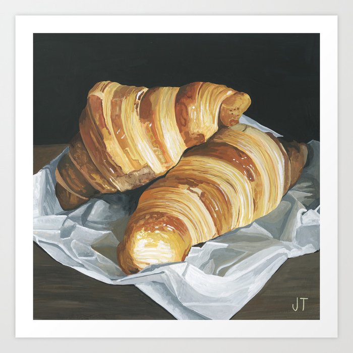 Croissants Art Print