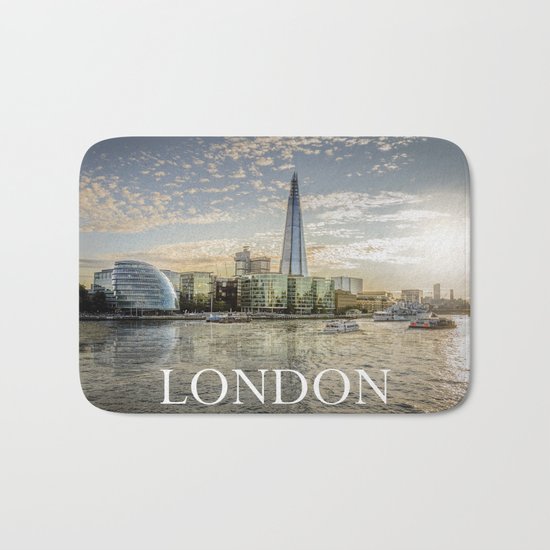 London waterfront Bath Mat