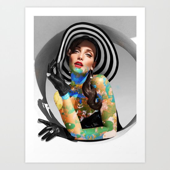 Escape The Colors Art Print