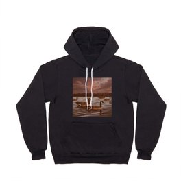 Nature on Leather  Hoody
