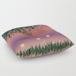 Fireflies Floor Pillow