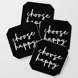 Choose Happy black and white contemporary minimalism typography design home wall decor bedroom Coaster
