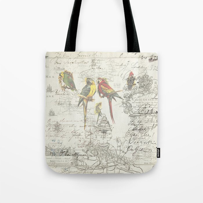 THE PARROT MAP I Tote Bag
