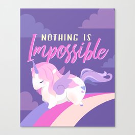 Nothing Is Impossible Canvas Print