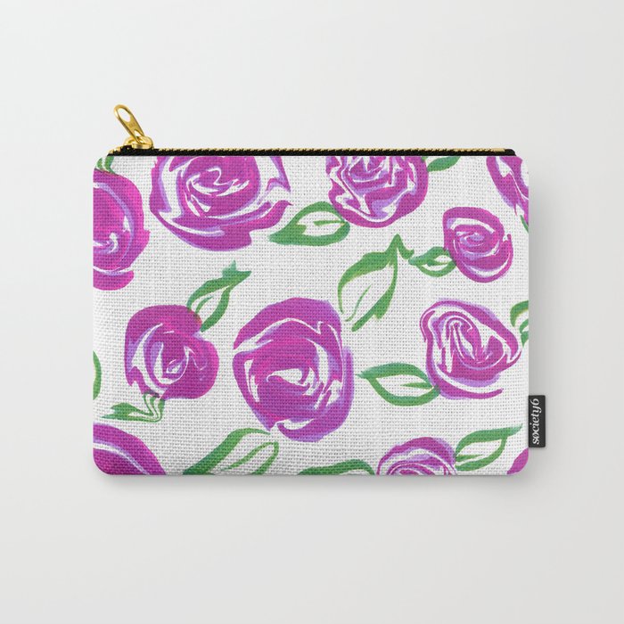 Roses Carry-All Pouch