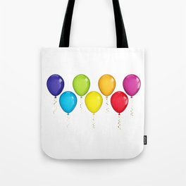 Colorful Balloons Tote Bag