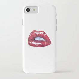 Red Lips iPhone Case