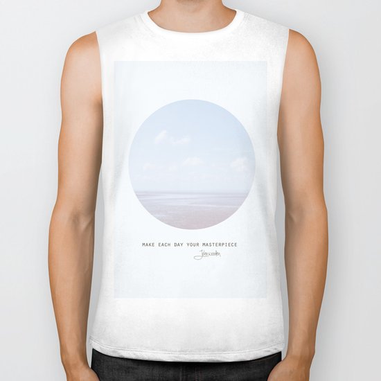 Make Each Day Your Masterpiece II Biker Tank