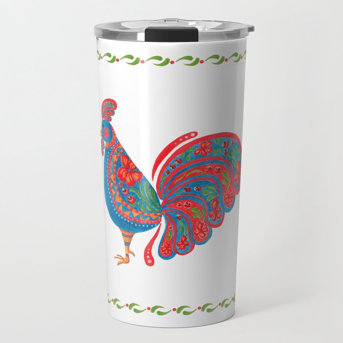 The Blue Roosters Travel Mug