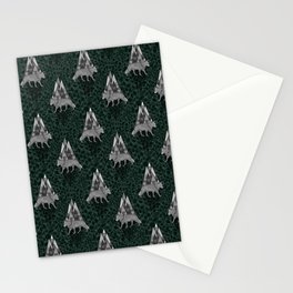 Gray Wolf in the Mountains  Stationery Card