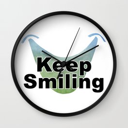 Keep Smiling Wall Clock