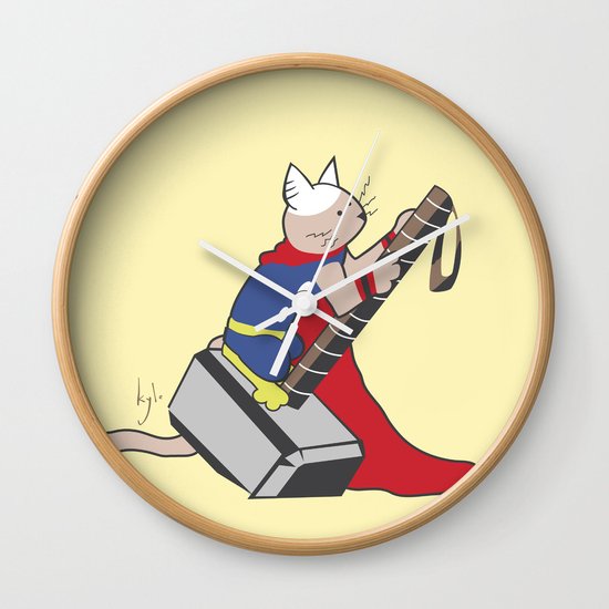 The Catty Thor Wall Clock