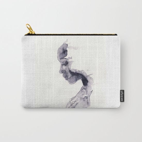 Thoughts - ink wash Carry-All Pouch
