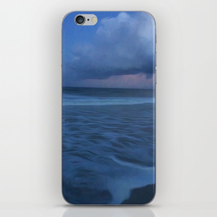 Cloudy Beaches iPhone Skin