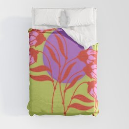 Droopy Flower Duvet Cover