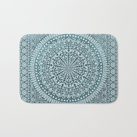 BOHO MANDALA BANDANA Bath Mat