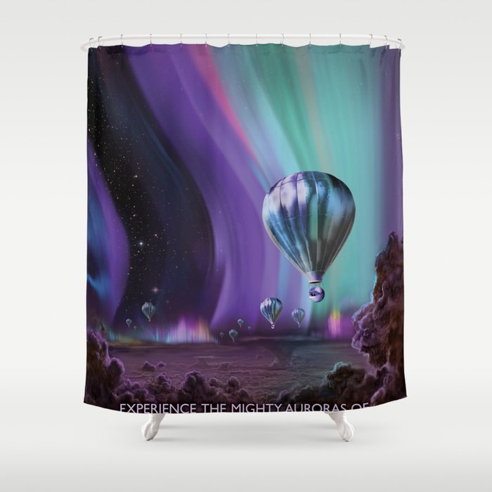 Jupiter Poster Shower Curtain