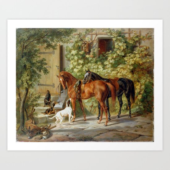 Horses Art Print