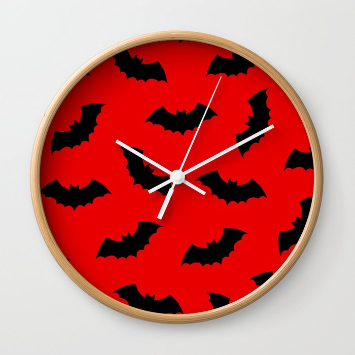 Vampire Bats Wall Clock