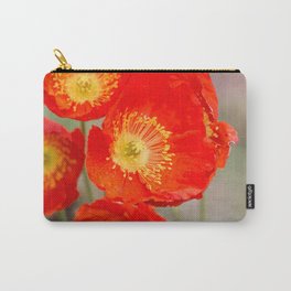 Red Poppy Flowers Carry-All Pouch