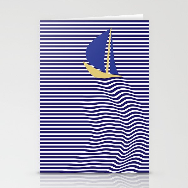 sail boat Stationery Cards
