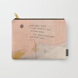 Sometimes Hope is Carry-All Pouch | Curated, Office, Decor, Style, Artist, Harper, Color, Mhn, Morganharpernichols, Nichols 