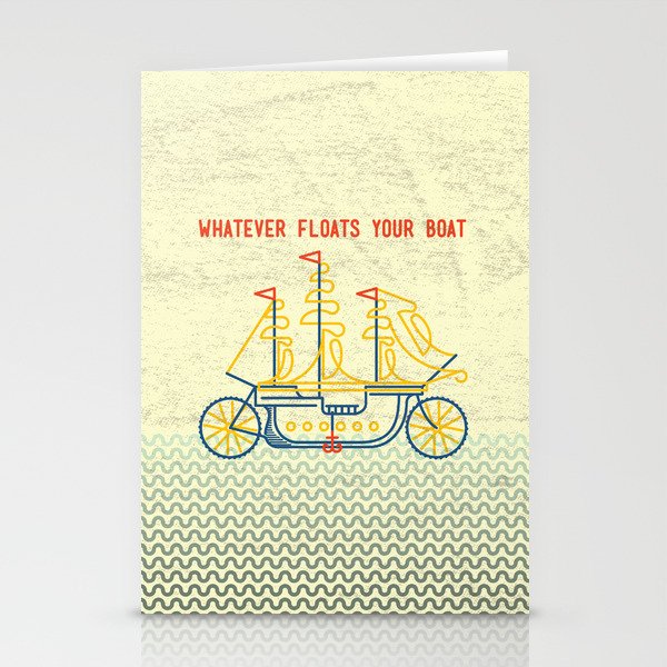 What Ever Floats Your Boat Stationery Cards