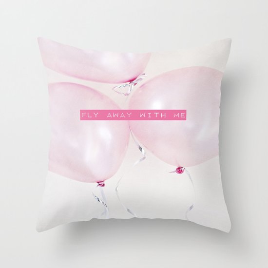 Fly Away With Me II Throw Pillow