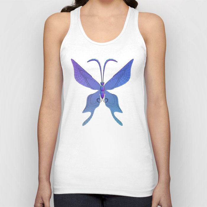 Wireframe Butterfly Tank Top
