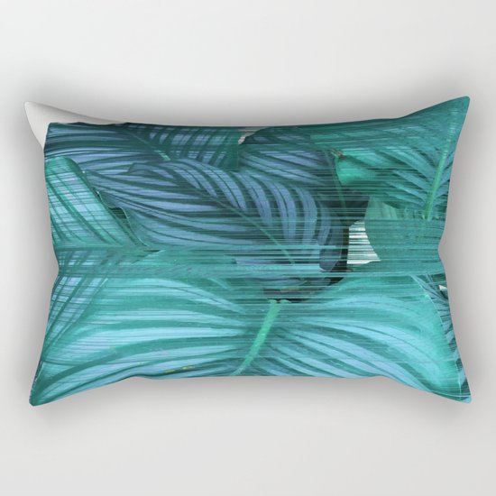 Fast Calathea Rectangular Pillow