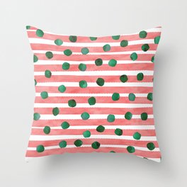 MIRACLE DOTS Throw Pillow