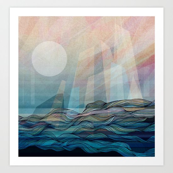 Arctic morning Art Print