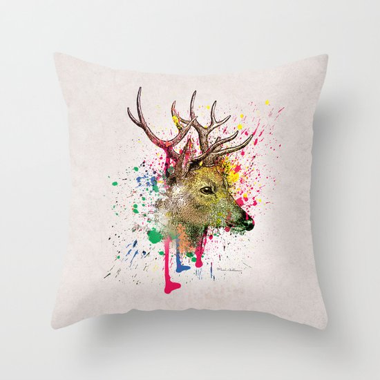 deer Throw Pillow
