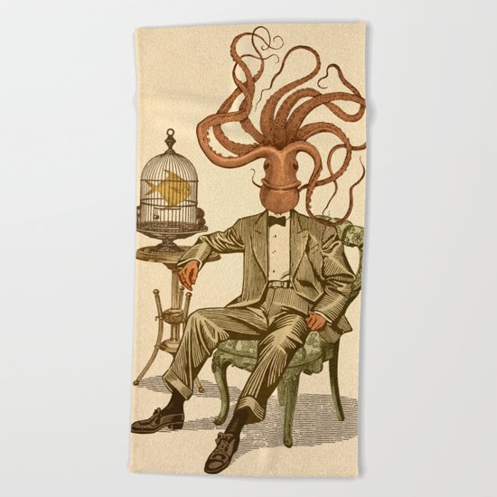 Haircut number 8 Beach Towel