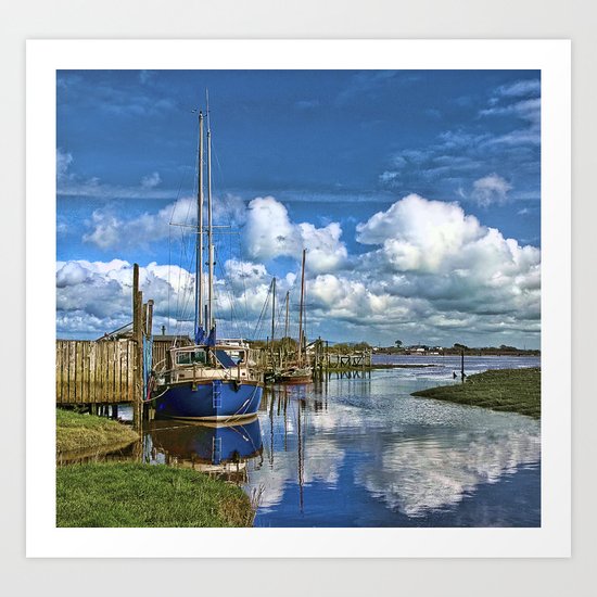 High Tide at Skippool Creek Art Print