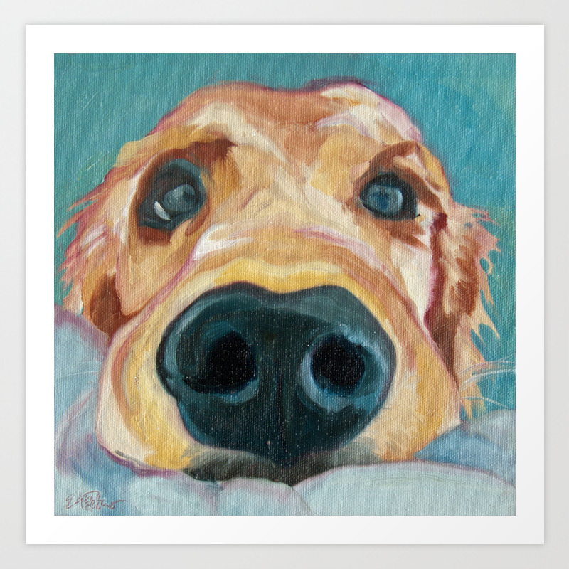Puppy Nose Art Print By Evelynmccorristinpeters Society6