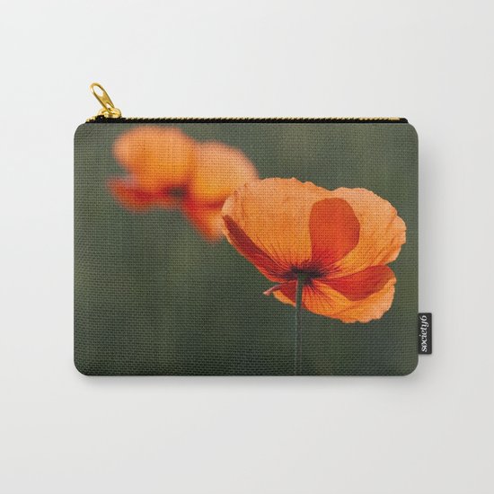 Poppies secretly in love Carry-All Pouch